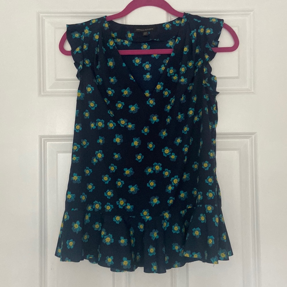 Banana Republic Floral Blouse